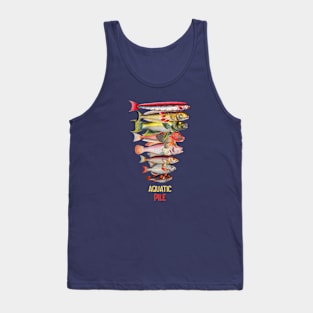 Aquatic Pile Tank Top